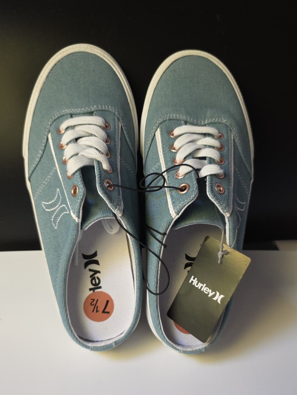 Hurley Kayo lace mule size 7.5 light blue - Picture 2 of 8